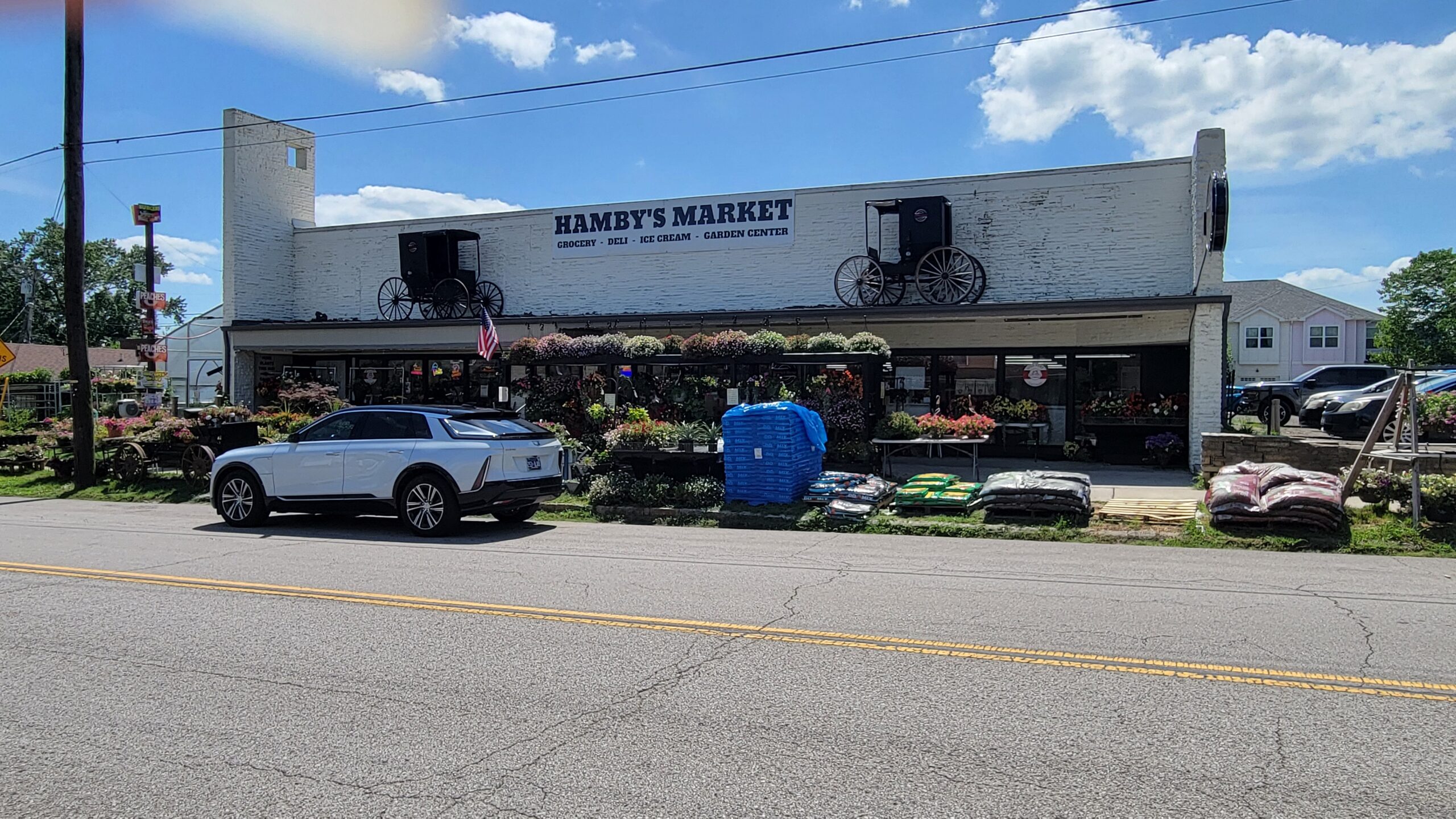 Hamby's Market storefront in Old Hickory Village